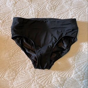 Lands end size 4 black bathing suit bottom